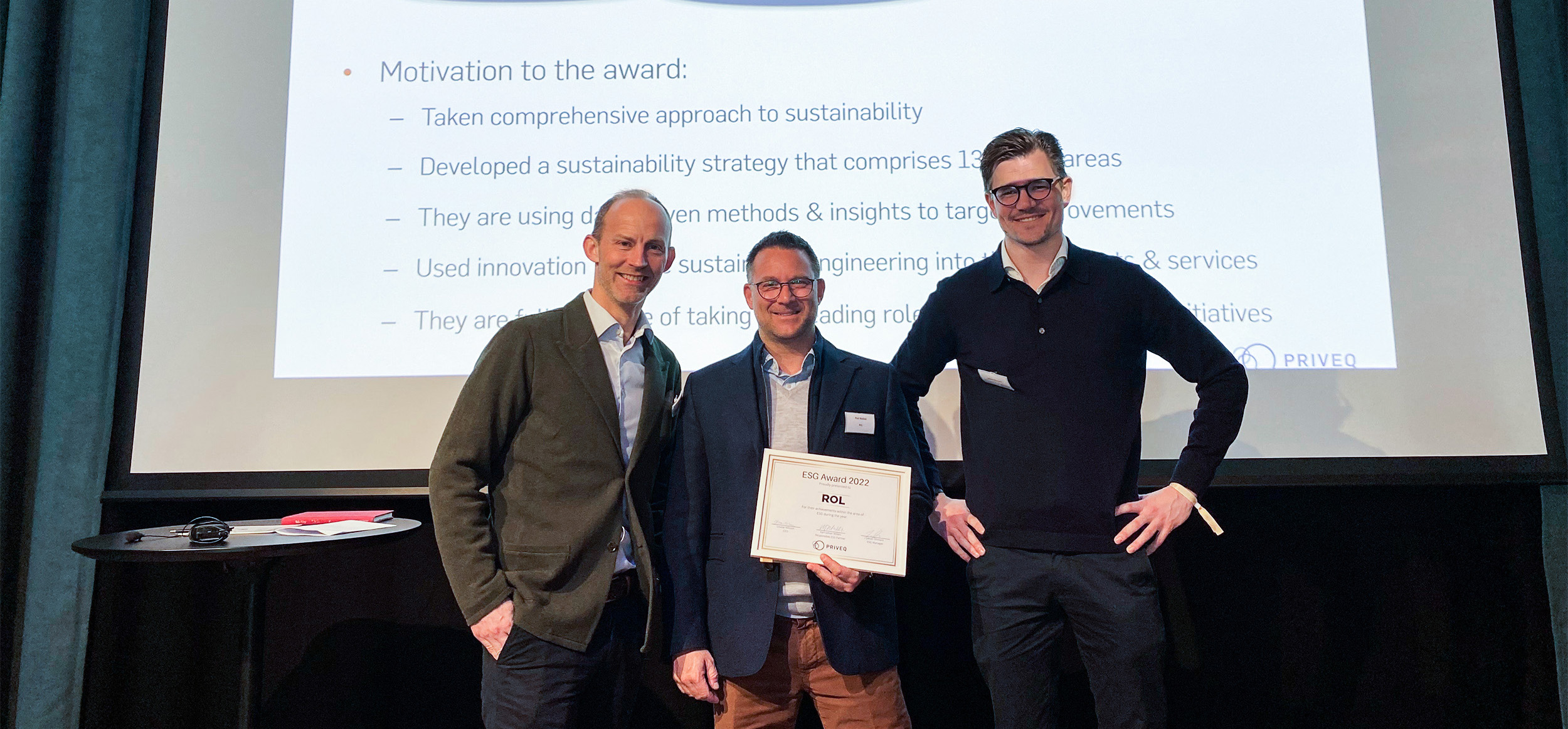 Priveq ESG Award – the winner 2022